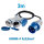 Adapterkabel CEE Stecker 3-polig auf 3x Schuko Steckdose 230V (3m)