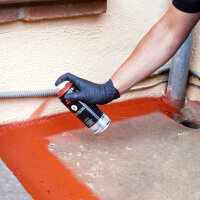 Dachabdichtung Spray Teak Rot Balkon Dachreparatur 400ml MTN WEPRO