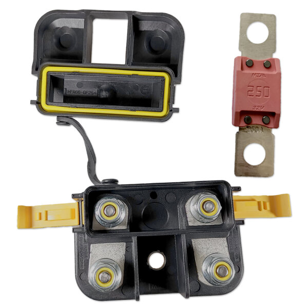 MEGA Sicherungshalter Set 250A 12V 24V M8 wasserdicht | MTA