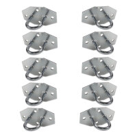 Bügelkrampe | Planenöse | 4-Loch | 30mm | 10 Stück