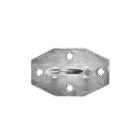 Bügelkrampe | Planenöse | 4-Loch | 30mm | 10 Stück