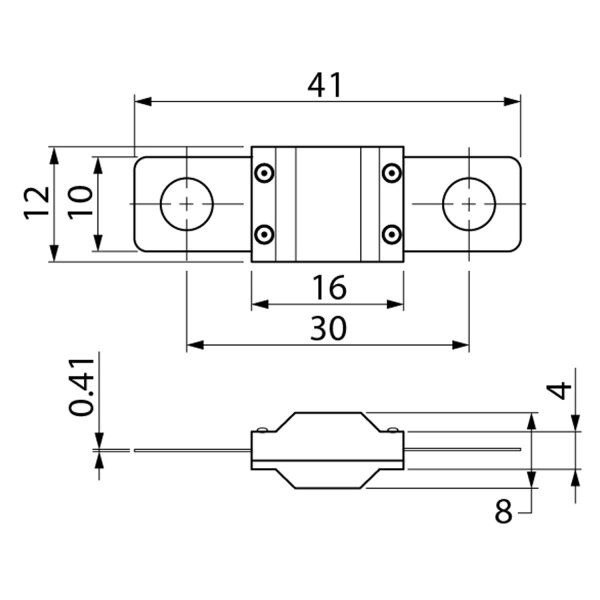 Littelfuse Solar-Sicherungen, LSF 30, 30 A, Photovoltaik, 1000 VDC, Industrie-/Stromsicherung, POWR-GARD SPF-Serie