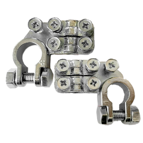 Batteriepolklemme | XL | Doppelklemme + M5-Anschluss | 35-95mm² | 90° | Auswahl