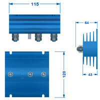 Trenndiode | Victron Argodiode 120-2AC | 12-24V | 120A | 2 Batterien