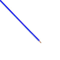 Kabel | 1-Adrig | H05V-K | 1x0,75mm² | Blau | Meterware