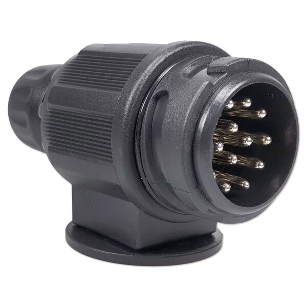 Anhängerstecker | 13-polig | 12V | 16A | kompakt