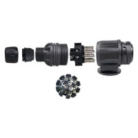 Anhängerstecker | 13-polig | 12V | 16A | kompakt