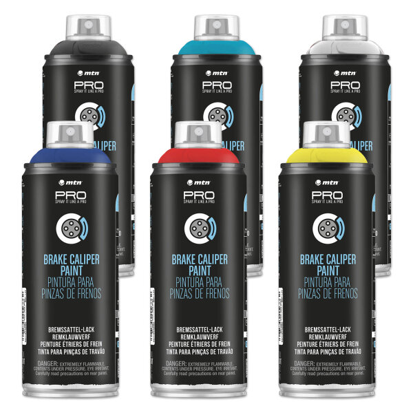 Bremssattellack Spray 400ml | Bremssattel Farbe bis 110°C | MTN
