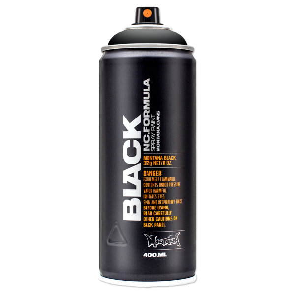 Sprühlack | Montana BLACK | Black | 400ml