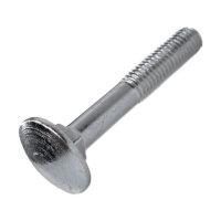 Flachrundschraube mit Vierkantansatz | DIN 603 | M6x40mm | galvanisch verzinkt | Teilgewinde