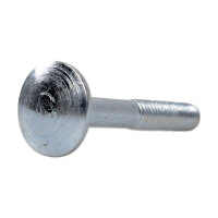 Flachrundschraube mit Vierkantansatz | DIN 603 | M6x40mm | galvanisch verzinkt | Teilgewinde
