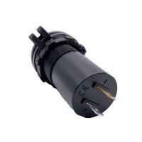 USB Doppelsteckdose | Typ A & C | 12V-24V | QC 3.0 & PD 60W | Ø29mm