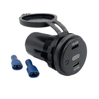 USB-C Steckdose 12V 24V Wohnmobil KFZ Motorrad | Impulse...