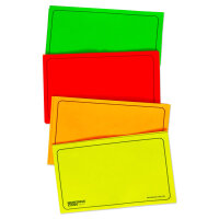 Neon Sticker Blanko 12x7 cm 100 Stück 4 Farben | Montana Cans