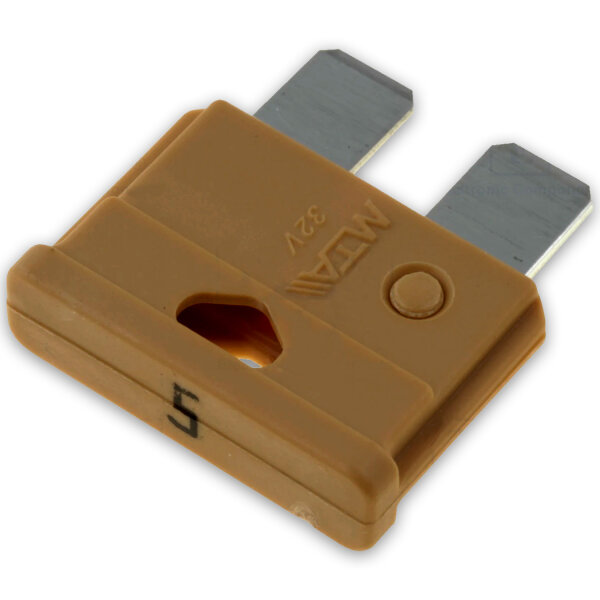 Sicherung | MTA UniVAL | Flachstecksicherung | 32V | 5A | 25 Stück