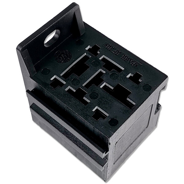 Relaissockel | 9-polig | Multi Relais | anreihbar | Schwarz | ohne Terminals