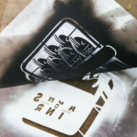 Montana Cans STENCIL | Schablonenspray | 400ml | Auswahl: Schwarz, Weiß