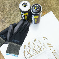 Montana Cans STENCIL | Schablonenspray | 400ml | Auswahl: Schwarz, Weiß