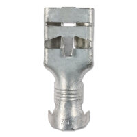 Flachsteckhülse F630 mit Rastnase | 6,3mm |...