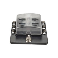 Sicherungshalter 6-fach 12V 24V ATO ATC 100A Sicherungsblock LED