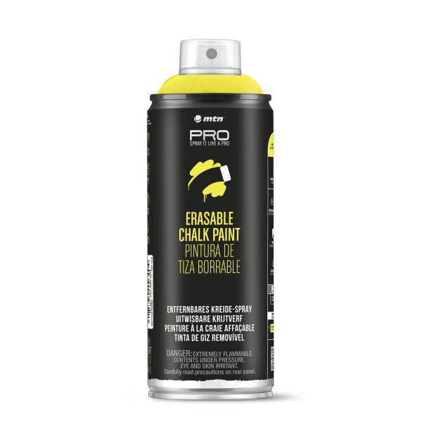 Sprühkreide | MTN PRO | Wasserlöslich | Hellgelb | 400ml