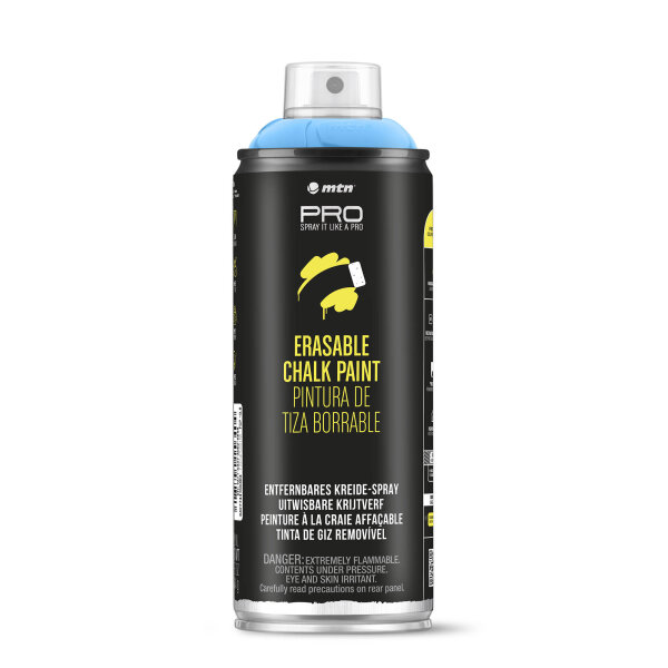Sprühkreide | MTN PRO | Wasserlöslich | Electric Blue | 400ml