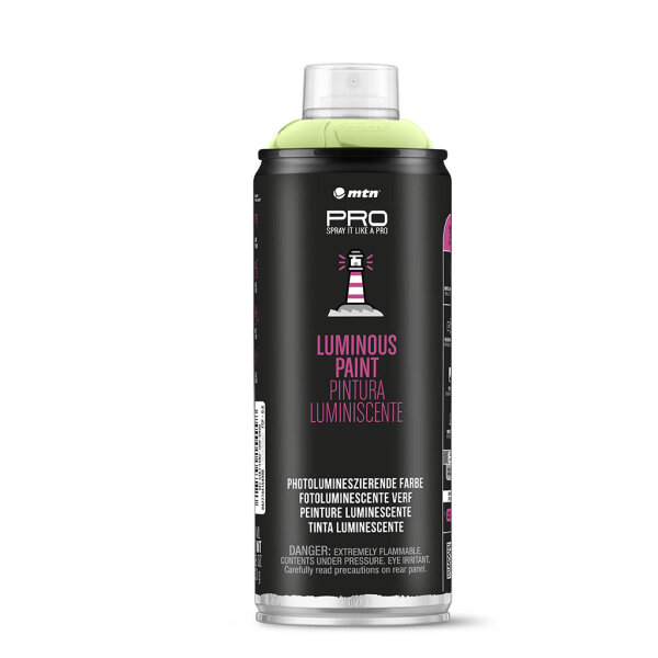 Sprühlack | MTN PRO | Leuchtfarbe | Lumineszierend Gelb | 400ml