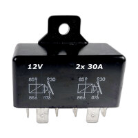 Zwillings-Relais | TRL-3030 | Schließer (NO) | 12V | 2x30A