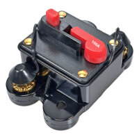 Sicherungsautomat | M6 | 12-48V | 100A | mit Abdeckung