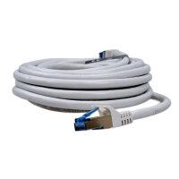 Netzwerkkabel | CAT 7 | doppelt geschirmt | Grau | 5 Meter
