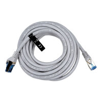 Netzwerkkabel | CAT 7 | doppelt geschirmt | Grau | 5 Meter