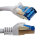 Netzwerkkabel | CAT 7 | doppelt geschirmt | Grau | 5 Meter