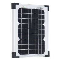 Solarpanel | Monokristallin | 12V | 10W | 370x230x25mm