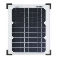 Solarpanel | Monokristallin | 12V | 10W | 370x230x25mm