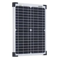 Solarpanel | Monokristallin | 12V | 20W | 420x360x25mm
