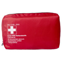KFZ Unfall- und Erste-Hilfe Set | Verbandtasche, Rot | Warndreieck | Warnweste, Orange