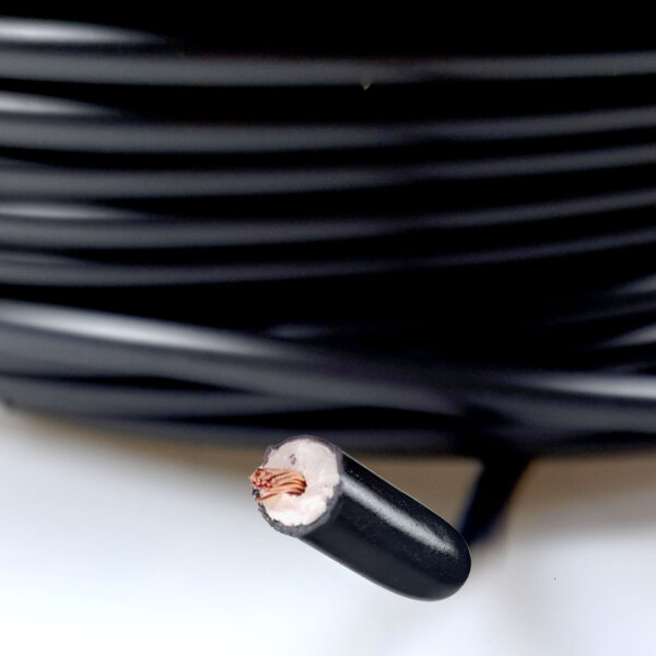 Zündkabel | Schwarz | Ø7mm | 1,5mm² | Meterware