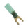 Gabelkabelschuh 1,5-2,5mm² M5 Schrumpfisolierung Crimp Kabelschuh Blau