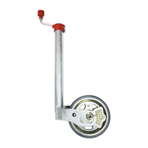 Stützrad | AL-KO Premium | 230x80mm Vollgummi | Ø48x645mm Rohr | 300kg