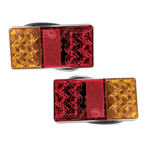 Rückleuchten Set | LED | 12V | Links & Rechts | 4 Funktionen