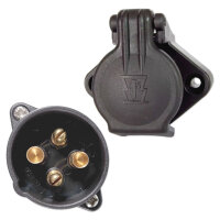 Anhängersteckersatz | 4-polig | 6-24V | 20A |...