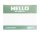 Montana HELLO MY NAME IS Sticker 100x Aufkleber Set Metallic Label