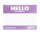 Montana HELLO MY NAME IS Sticker 100x Aufkleber Set Metallic Label