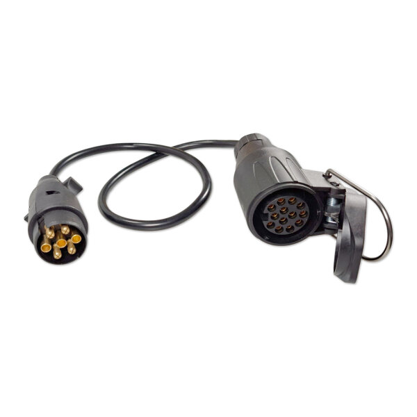 Anhängeradapter Kabel | 7- auf 13-polig | 12V | 0,75 Meter