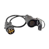 Anhängeradapter Kabel | 7- auf 13-polig | 12V | 0,75 Meter