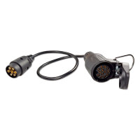 Anhängeradapter Kabel | 7- auf 13-polig | 12V | 0,75 Meter