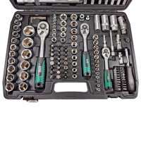 Ratschenkasten | 172-teilig | 1/4", 3/8" & 1/2" Steckschlüsselsatz