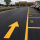Markierungsfarbe Gelb 750ml für Asphalt, Beton, Parkplatz Bodenlinien