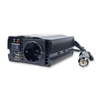 Wechselrichter 24V auf 230V 150W/300W mit USB und KFZ-Stecker