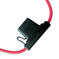 Flachsicherungshalter 80A 16mm² Kabel spritzwassergeschützt 38cm